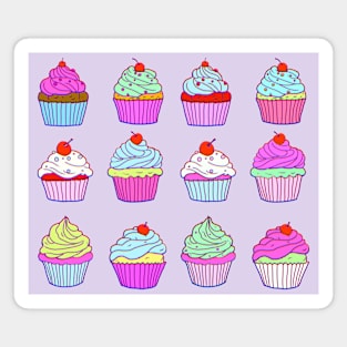 Colourful Cupcakes 2023 Magnet